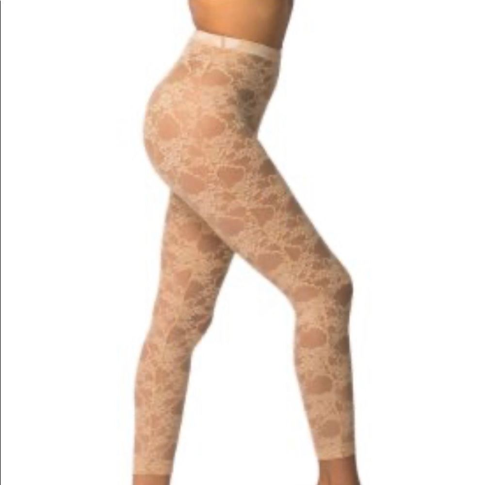 New nylon spandex stretch lace legging